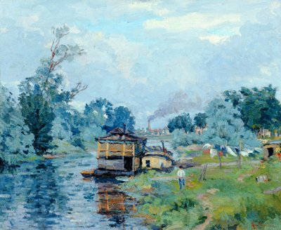 Flusslandschaft von Jean Baptiste Armand Guillaumin